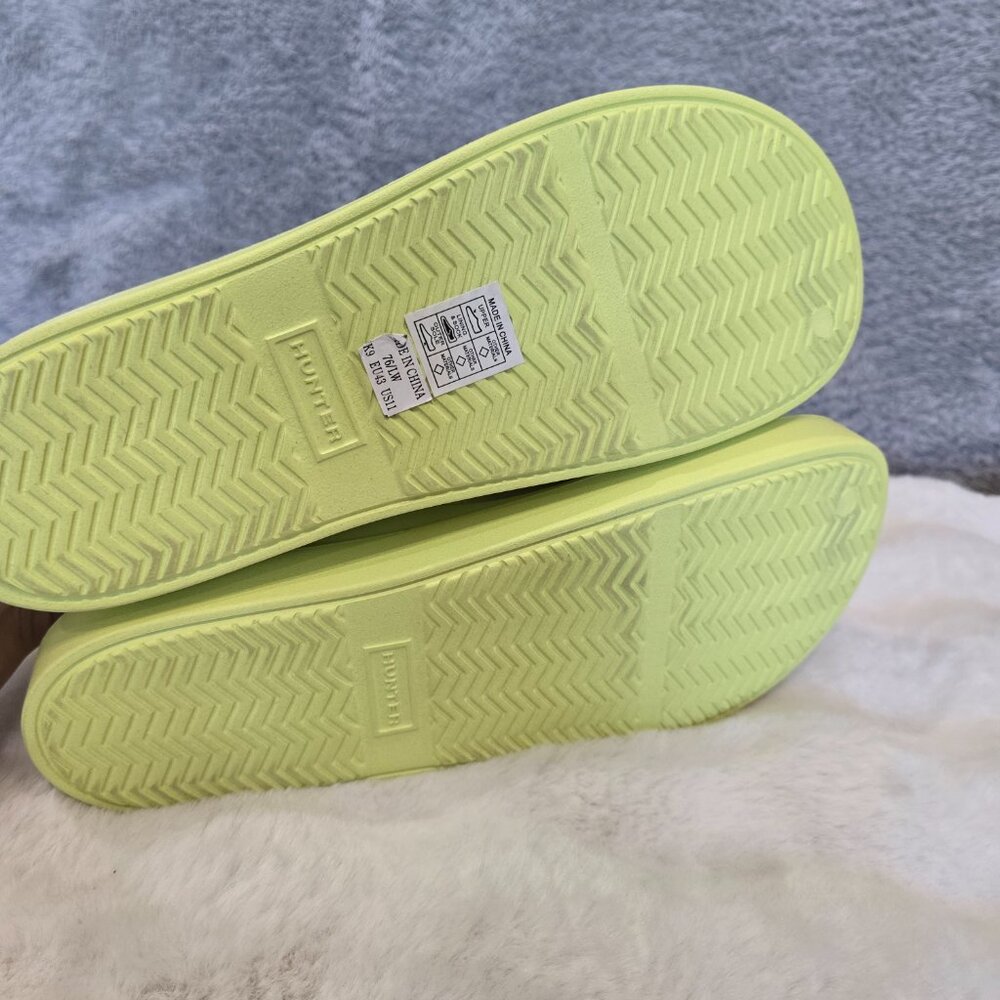 Hunter In/Out Bloom Algae Foam Clogs Zesty Yellow… - image 4